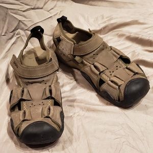 Crocs Men's Swiftwater Leather Fisherman Sandal